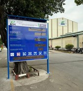 Bảng hiển thị số ngày an toàn lao động bằng led điện tử