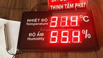 Bảng theo dõi nhiệt độ độ ẩm lò sấy gỗ