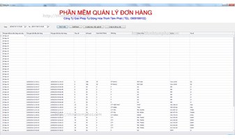 Phần mềm quản lý đơn hàng sản xuất